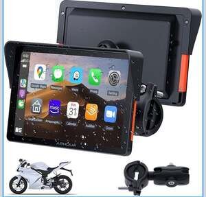 Motocycle Carplay-7-Inch Motorcycle GPS Navigation System with Apple CarPlay & A